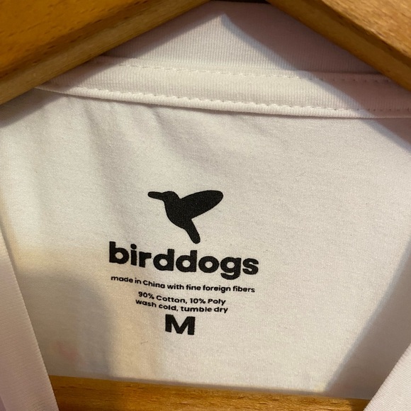BIRDDOGS Shirt Mens M Logo Print Crewneck Short Sleeve Shirt - Picture 3 of 3
